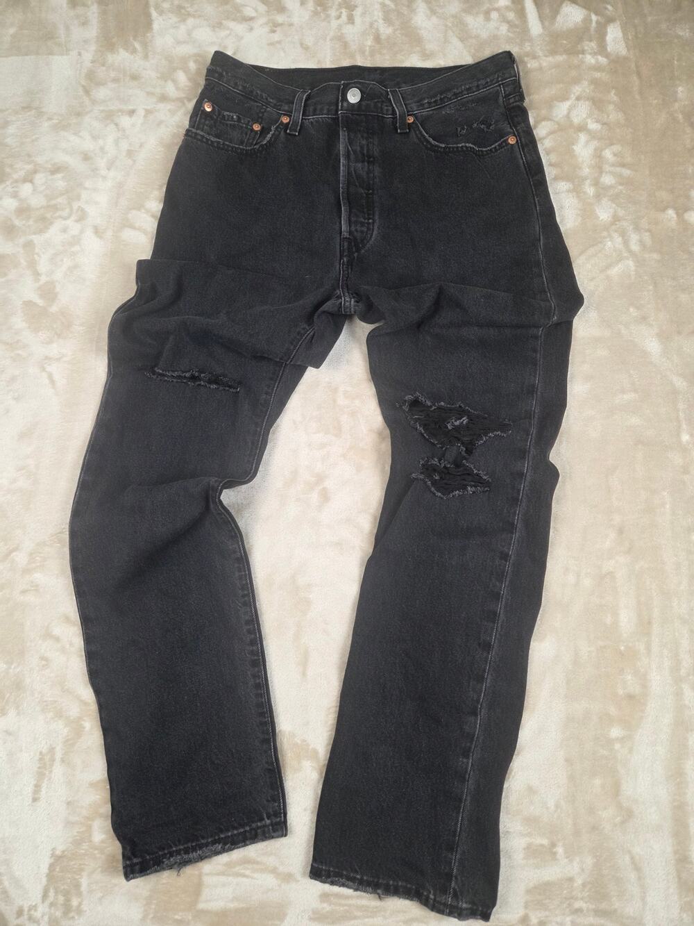 Levi's 501 Black Jeans 29x30